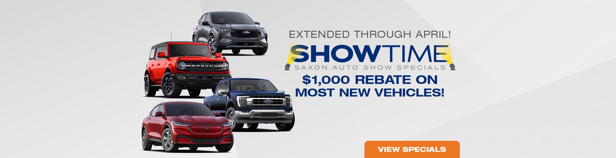 $1,000 Rebate on Most New Vehicles